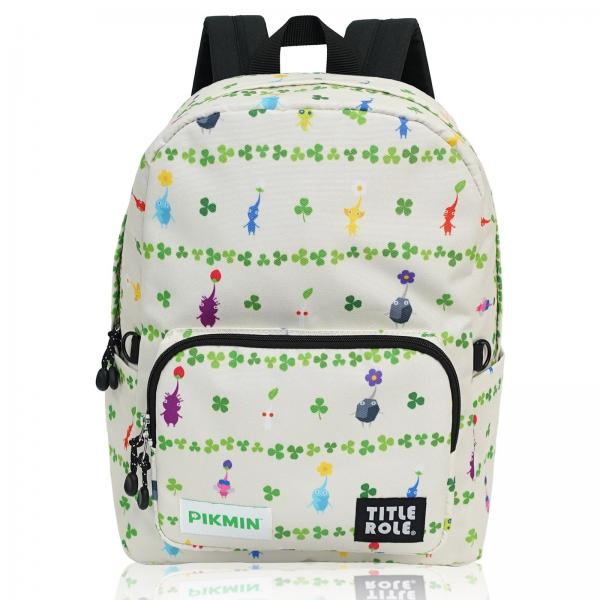 ピクミン PIKMIN キッズ リュック デイパック 子供 大人 ジュニア バッグ ハーネス付 小学生 ベージュ（ジュニア）