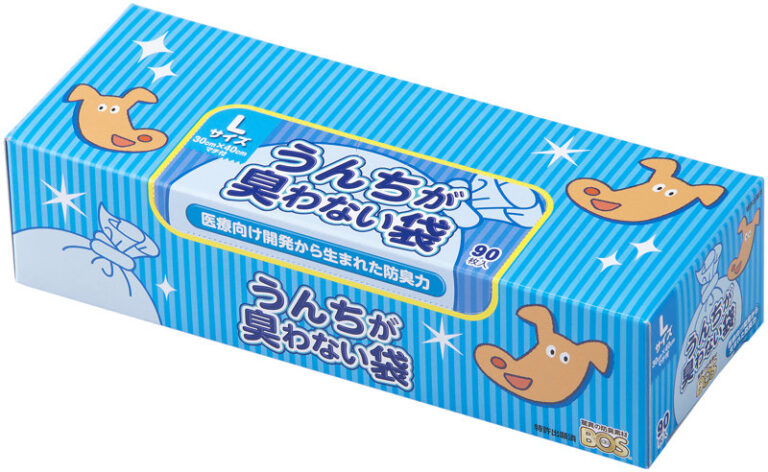 うんちが臭わない袋 BOS イヌ用 箱型 Lサイズ 90枚入