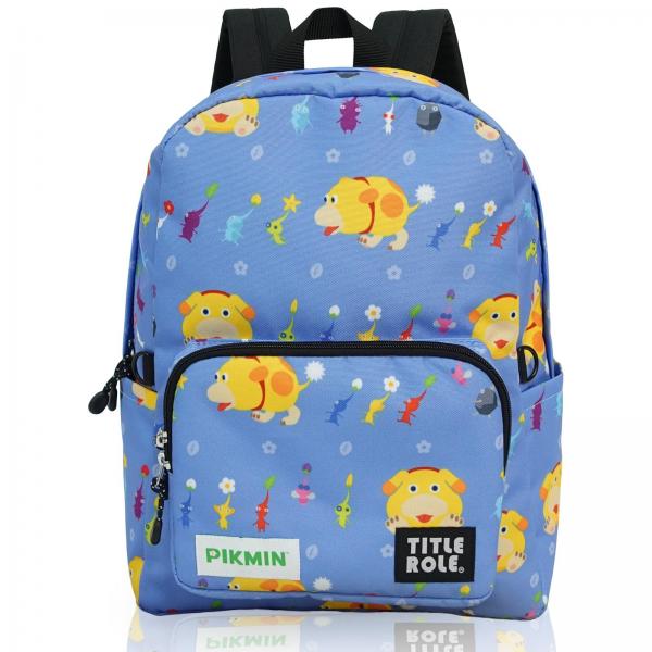 ピクミン PIKMIN キッズ リュック デイパック 子供 大人 ジュニア バッグ ハーネス付 小学生 ブルー（ジュニア）