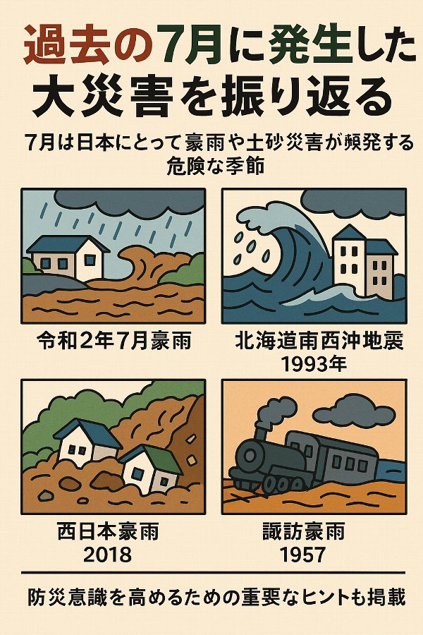 過去の7月に発生した大災害を振り返る──日本と世界を襲った自然の猛威