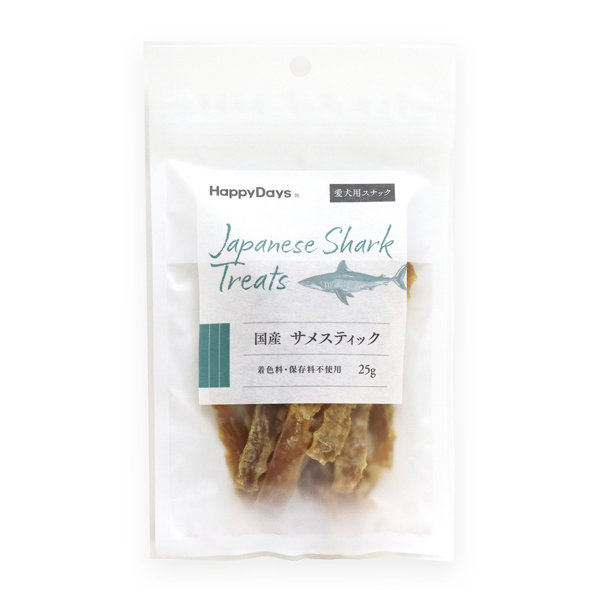 HappyDays 国産サメスティック 犬用 25g