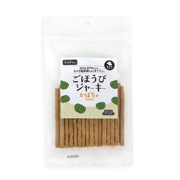ペットプロ ごほうびジャーキー かぼちゃtaste 100g